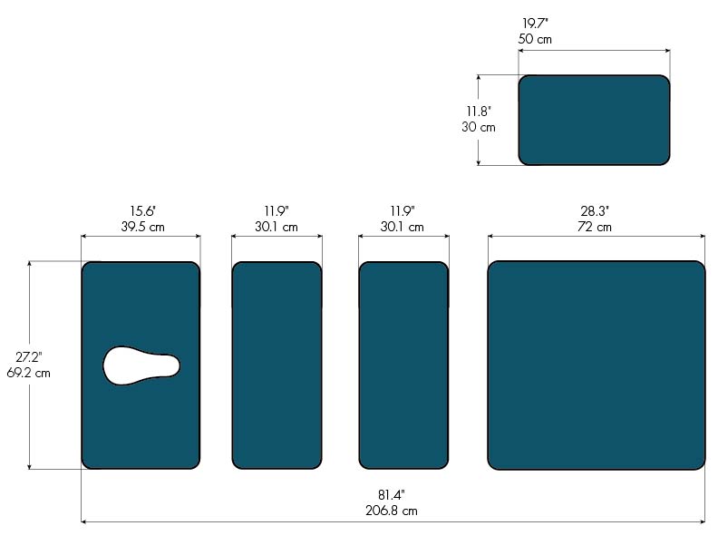 Traction Hi-Lo Table With Stool Specs