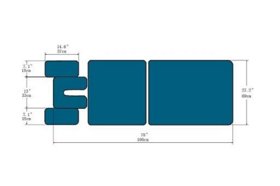 5-Section Hi-Lo Table Specs 5-Section Hi-Lo Table Specs
