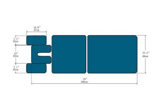 5-Section Hi-Lo Table Specs